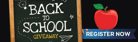 Register for your chance to win a $500 Visa Gift card to get a jump start on your school supply needs!